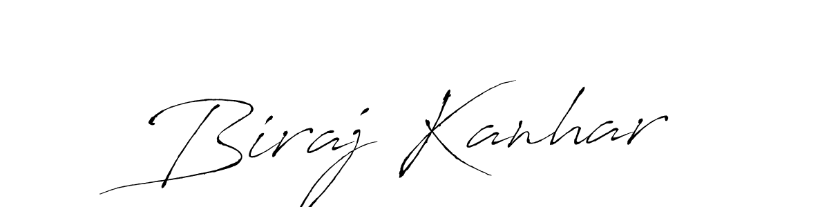 Biraj Kanhar stylish signature style. Best Handwritten Sign (Antro_Vectra) for my name. Handwritten Signature Collection Ideas for my name Biraj Kanhar. Biraj Kanhar signature style 6 images and pictures png
