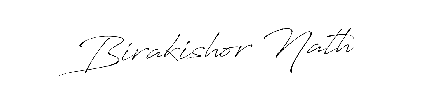 Design your own signature with our free online signature maker. With this signature software, you can create a handwritten (Antro_Vectra) signature for name Birakishor Nath. Birakishor Nath signature style 6 images and pictures png