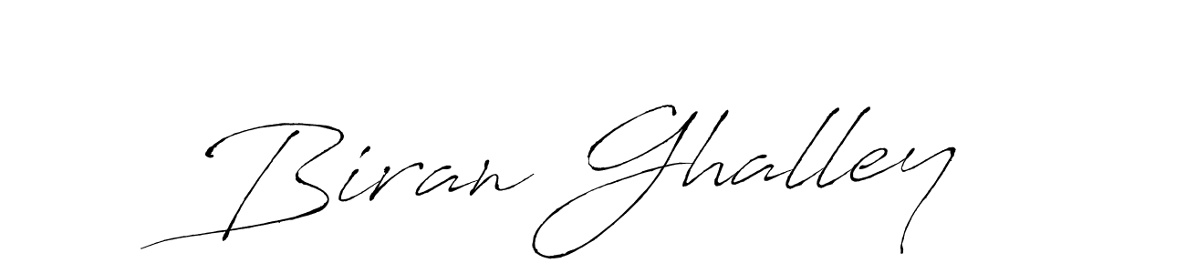 Design your own signature with our free online signature maker. With this signature software, you can create a handwritten (Antro_Vectra) signature for name Biran Ghalley. Biran Ghalley signature style 6 images and pictures png