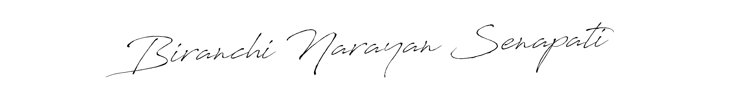 Design your own signature with our free online signature maker. With this signature software, you can create a handwritten (Antro_Vectra) signature for name Biranchi Narayan Senapati. Biranchi Narayan Senapati signature style 6 images and pictures png