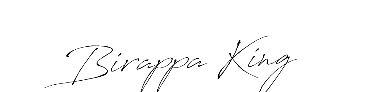Birappa King stylish signature style. Best Handwritten Sign (Antro_Vectra) for my name. Handwritten Signature Collection Ideas for my name Birappa King. Birappa King signature style 6 images and pictures png