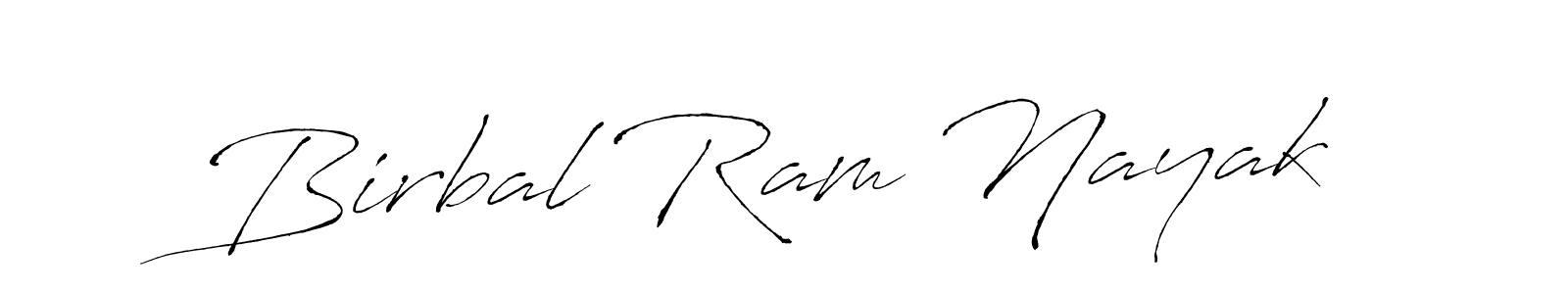 Create a beautiful signature design for name Birbal Ram Nayak. With this signature (Antro_Vectra) fonts, you can make a handwritten signature for free. Birbal Ram Nayak signature style 6 images and pictures png