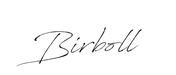 Make a beautiful signature design for name Birboll. With this signature (Antro_Vectra) style, you can create a handwritten signature for free. Birboll signature style 6 images and pictures png