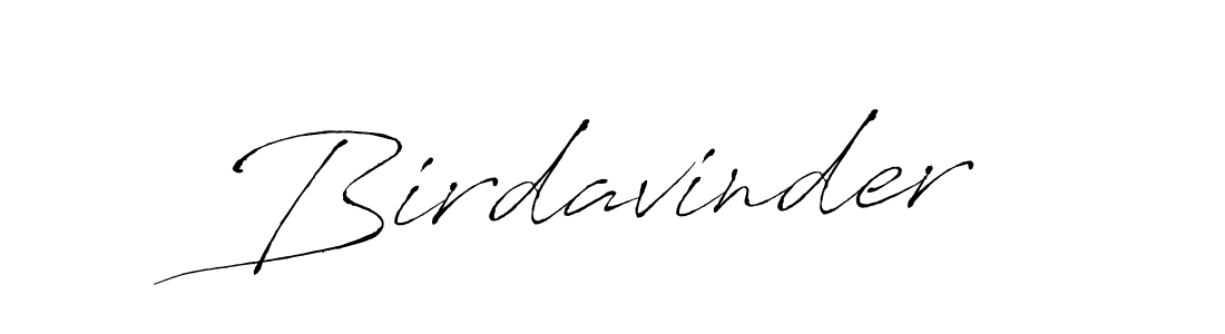 Create a beautiful signature design for name Birdavinder. With this signature (Antro_Vectra) fonts, you can make a handwritten signature for free. Birdavinder signature style 6 images and pictures png