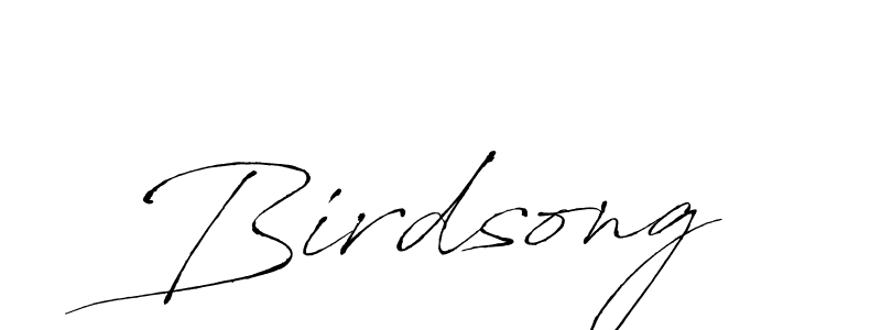 Use a signature maker to create a handwritten signature online. With this signature software, you can design (Antro_Vectra) your own signature for name Birdsong. Birdsong signature style 6 images and pictures png