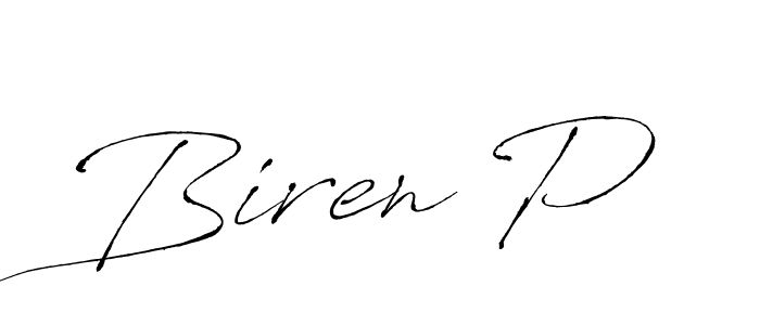 How to Draw Biren P signature style? Antro_Vectra is a latest design signature styles for name Biren P. Biren P signature style 6 images and pictures png