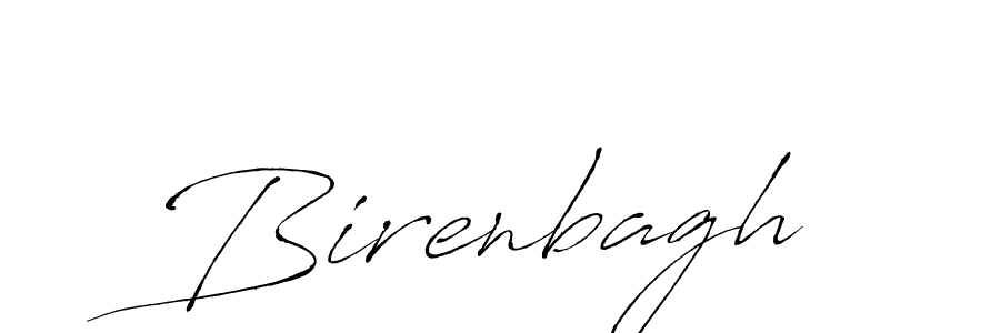 Design your own signature with our free online signature maker. With this signature software, you can create a handwritten (Antro_Vectra) signature for name Birenbagh. Birenbagh signature style 6 images and pictures png