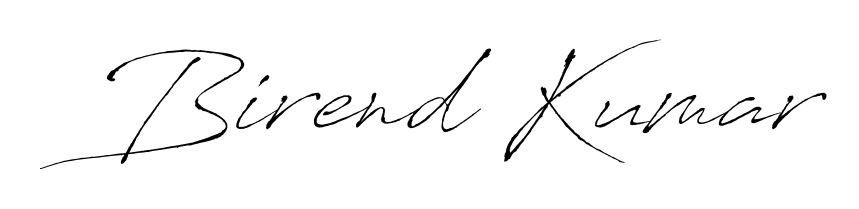 Master the art of signing with Birend Kumar written in fluent Antro_Vectra script. A great template to practice and refine your handwriting. Birend Kumar signature style 6 images and pictures png