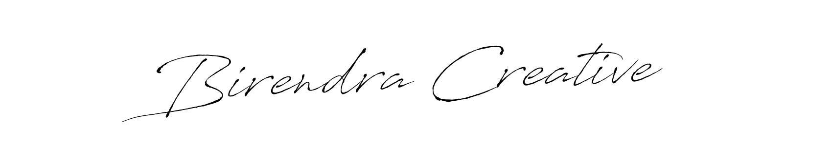 Also we have Birendra Creative name is the best signature style. Create professional handwritten signature collection using Antro_Vectra autograph style. Birendra Creative signature style 6 images and pictures png