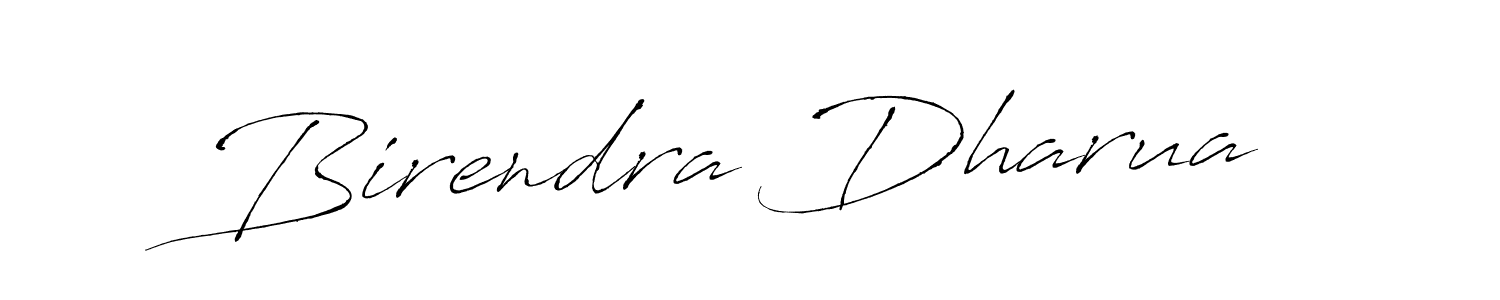 How to make Birendra Dharua signature? Antro_Vectra is a professional autograph style. Create handwritten signature for Birendra Dharua name. Birendra Dharua signature style 6 images and pictures png