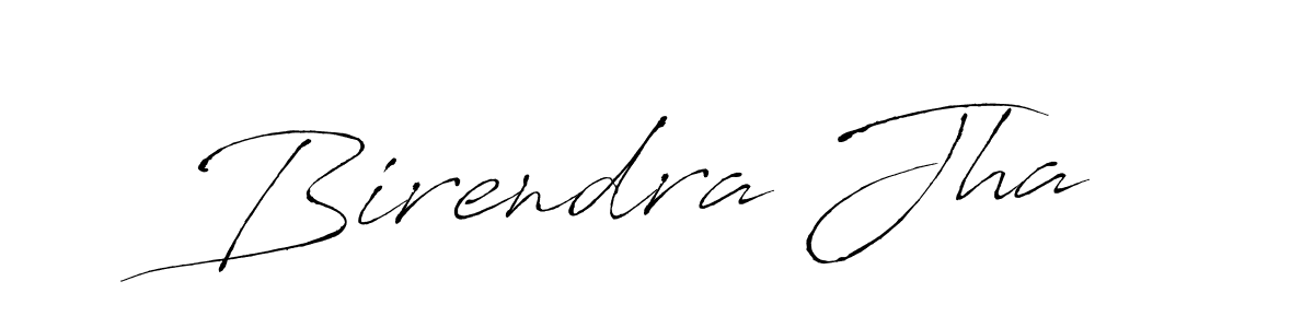 Create a beautiful signature design for name Birendra Jha. With this signature (Antro_Vectra) fonts, you can make a handwritten signature for free. Birendra Jha signature style 6 images and pictures png