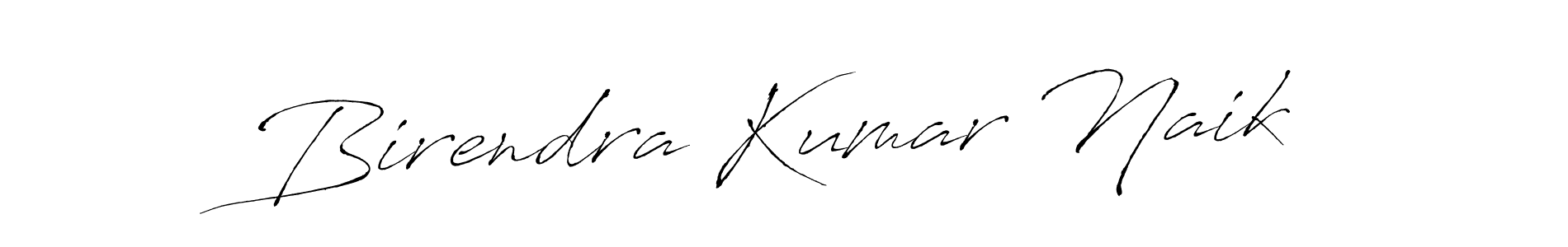Design your own signature with our free online signature maker. With this signature software, you can create a handwritten (Antro_Vectra) signature for name Birendra Kumar Naik. Birendra Kumar Naik signature style 6 images and pictures png