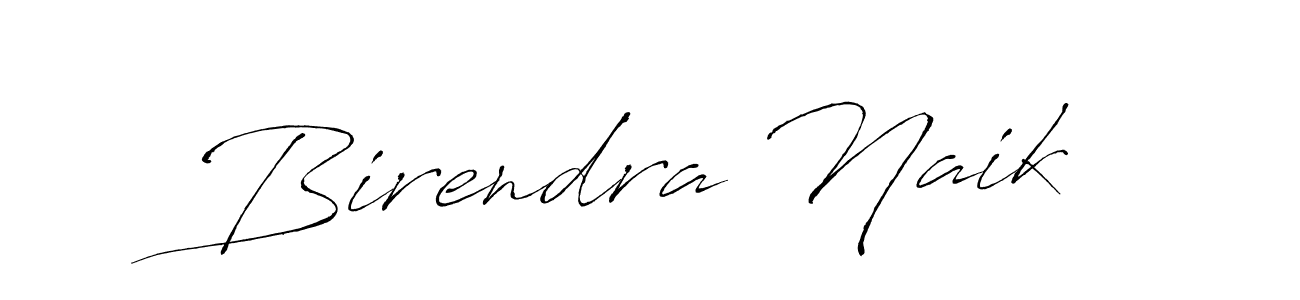 Create a beautiful signature design for name Birendra Naik. With this signature (Antro_Vectra) fonts, you can make a handwritten signature for free. Birendra Naik signature style 6 images and pictures png