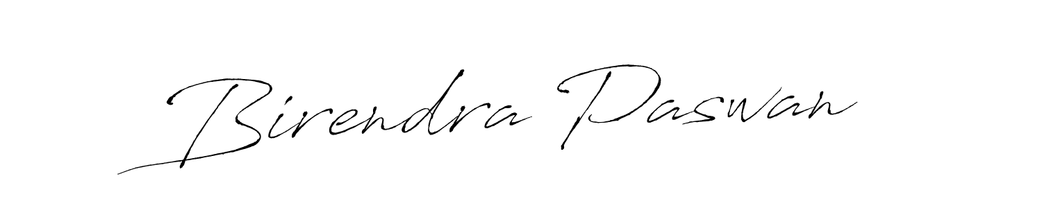 How to make Birendra Paswan name signature. Use Antro_Vectra style for creating short signs online. This is the latest handwritten sign. Birendra Paswan signature style 6 images and pictures png