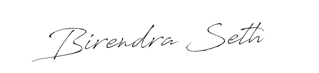 Birendra Seth stylish signature style. Best Handwritten Sign (Antro_Vectra) for my name. Handwritten Signature Collection Ideas for my name Birendra Seth. Birendra Seth signature style 6 images and pictures png
