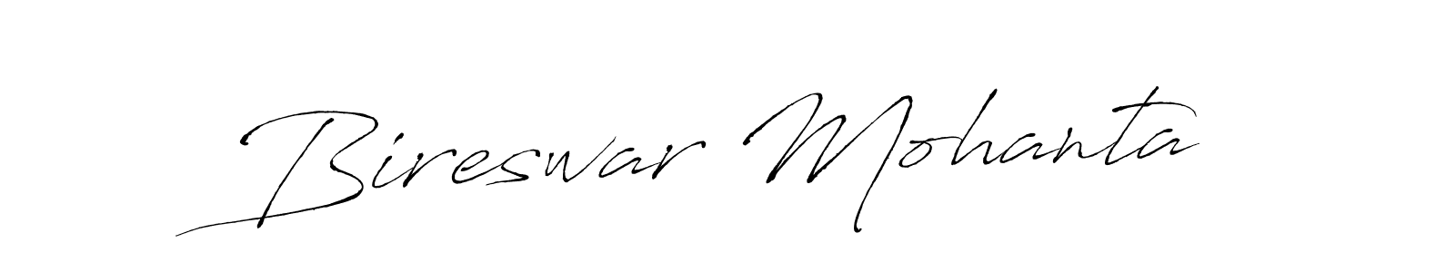 How to make Bireswar Mohanta name signature. Use Antro_Vectra style for creating short signs online. This is the latest handwritten sign. Bireswar Mohanta signature style 6 images and pictures png