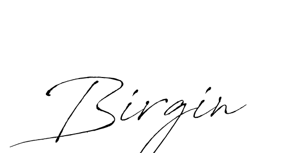How to make Birgin signature? Antro_Vectra is a professional autograph style. Create handwritten signature for Birgin name. Birgin signature style 6 images and pictures png