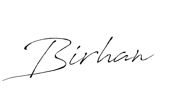 Birhan stylish signature style. Best Handwritten Sign (Antro_Vectra) for my name. Handwritten Signature Collection Ideas for my name Birhan. Birhan signature style 6 images and pictures png