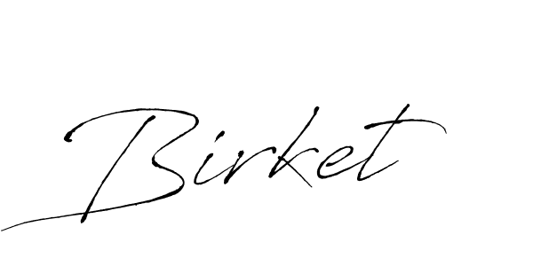 Use a signature maker to create a handwritten signature online. With this signature software, you can design (Antro_Vectra) your own signature for name Birket. Birket signature style 6 images and pictures png