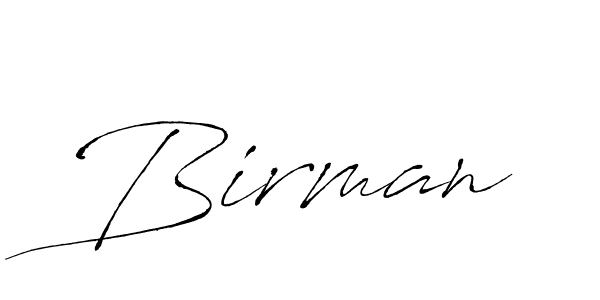 Create a beautiful signature design for name Birman. With this signature (Antro_Vectra) fonts, you can make a handwritten signature for free. Birman signature style 6 images and pictures png