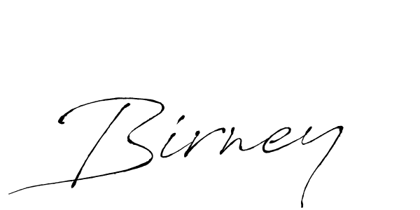 How to Draw Birney signature style? Antro_Vectra is a latest design signature styles for name Birney. Birney signature style 6 images and pictures png