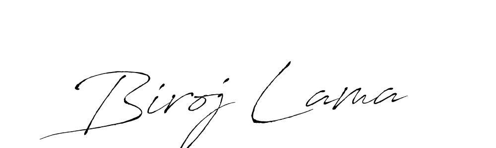 How to make Biroj Lama name signature. Use Antro_Vectra style for creating short signs online. This is the latest handwritten sign. Biroj Lama signature style 6 images and pictures png