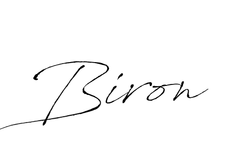 You should practise on your own different ways (Antro_Vectra) to write your name (Biron) in signature. don't let someone else do it for you. Biron signature style 6 images and pictures png