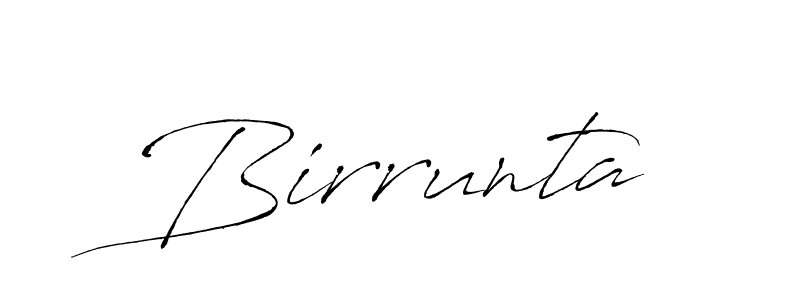 Also we have Birrunta name is the best signature style. Create professional handwritten signature collection using Antro_Vectra autograph style. Birrunta signature style 6 images and pictures png