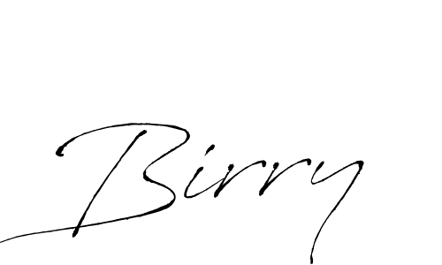 Create a beautiful signature design for name Birry. With this signature (Antro_Vectra) fonts, you can make a handwritten signature for free. Birry signature style 6 images and pictures png