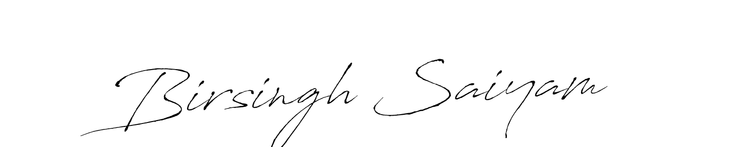 The best way (Antro_Vectra) to make a short signature is to pick only two or three words in your name. The name Birsingh Saiyam include a total of six letters. For converting this name. Birsingh Saiyam signature style 6 images and pictures png