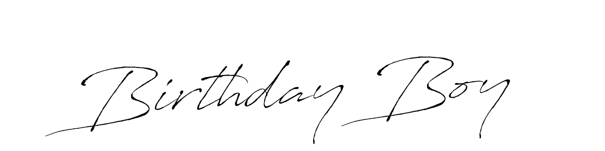 Birthday Boy stylish signature style. Best Handwritten Sign (Antro_Vectra) for my name. Handwritten Signature Collection Ideas for my name Birthday Boy. Birthday Boy signature style 6 images and pictures png
