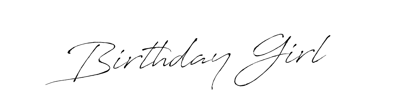 Antro_Vectra is a professional signature style that is perfect for those who want to add a touch of class to their signature. It is also a great choice for those who want to make their signature more unique. Get Birthday Girl name to fancy signature for free. Birthday Girl signature style 6 images and pictures png