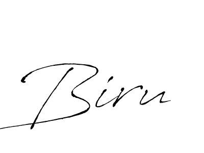 You should practise on your own different ways (Antro_Vectra) to write your name (Biru) in signature. don't let someone else do it for you. Biru signature style 6 images and pictures png