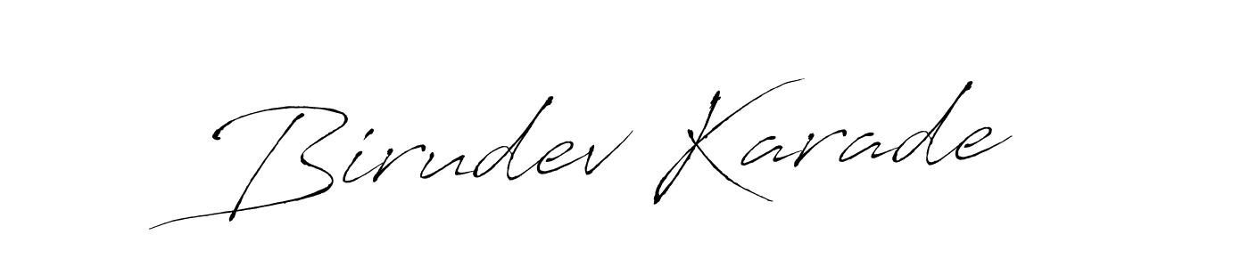 Similarly Antro_Vectra is the best handwritten signature design. Signature creator online .You can use it as an online autograph creator for name Birudev Karade. Birudev Karade signature style 6 images and pictures png