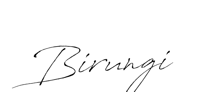 You should practise on your own different ways (Antro_Vectra) to write your name (Birungi) in signature. don't let someone else do it for you. Birungi signature style 6 images and pictures png