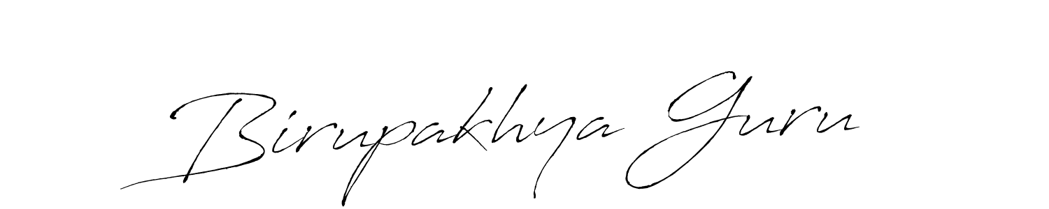 Also we have Birupakhya Guru name is the best signature style. Create professional handwritten signature collection using Antro_Vectra autograph style. Birupakhya Guru signature style 6 images and pictures png