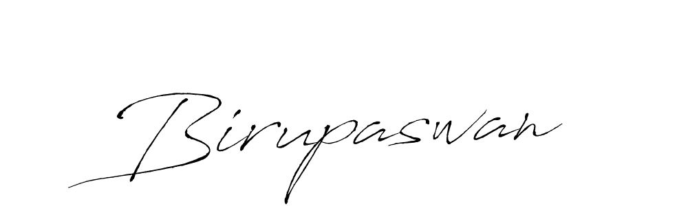 How to make Birupaswan signature? Antro_Vectra is a professional autograph style. Create handwritten signature for Birupaswan name. Birupaswan signature style 6 images and pictures png