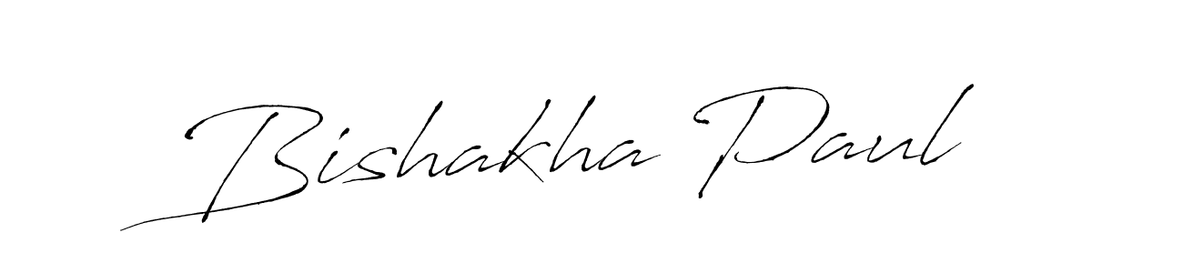 Bishakha Paul stylish signature style. Best Handwritten Sign (Antro_Vectra) for my name. Handwritten Signature Collection Ideas for my name Bishakha Paul. Bishakha Paul signature style 6 images and pictures png