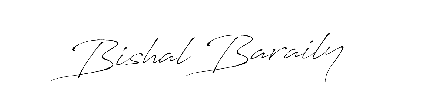 Make a beautiful signature design for name Bishal Baraily. With this signature (Antro_Vectra) style, you can create a handwritten signature for free. Bishal Baraily signature style 6 images and pictures png