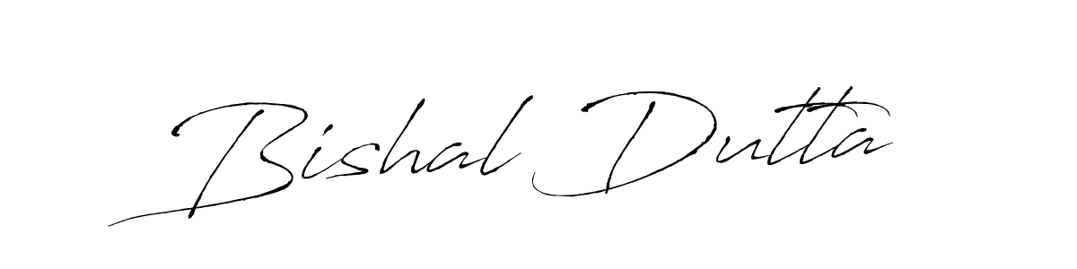 Design your own signature with our free online signature maker. With this signature software, you can create a handwritten (Antro_Vectra) signature for name Bishal Dutta. Bishal Dutta signature style 6 images and pictures png