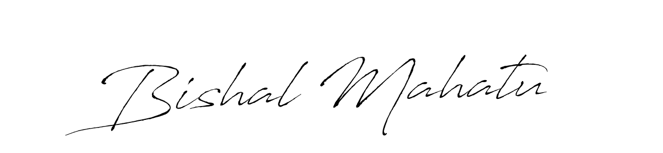 Antro_Vectra is a professional signature style that is perfect for those who want to add a touch of class to their signature. It is also a great choice for those who want to make their signature more unique. Get Bishal Mahatu name to fancy signature for free. Bishal Mahatu signature style 6 images and pictures png