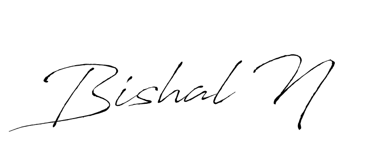 You should practise on your own different ways (Antro_Vectra) to write your name (Bishal N) in signature. don't let someone else do it for you. Bishal N signature style 6 images and pictures png