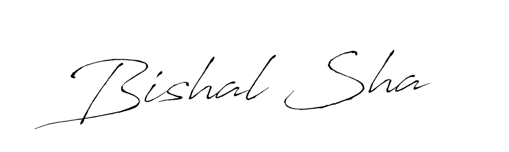 Bishal Sha stylish signature style. Best Handwritten Sign (Antro_Vectra) for my name. Handwritten Signature Collection Ideas for my name Bishal Sha. Bishal Sha signature style 6 images and pictures png