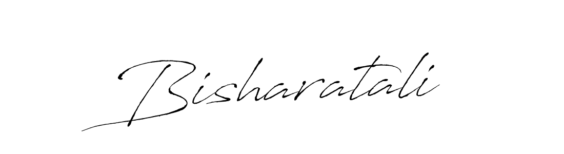 How to make Bisharatali name signature. Use Antro_Vectra style for creating short signs online. This is the latest handwritten sign. Bisharatali signature style 6 images and pictures png