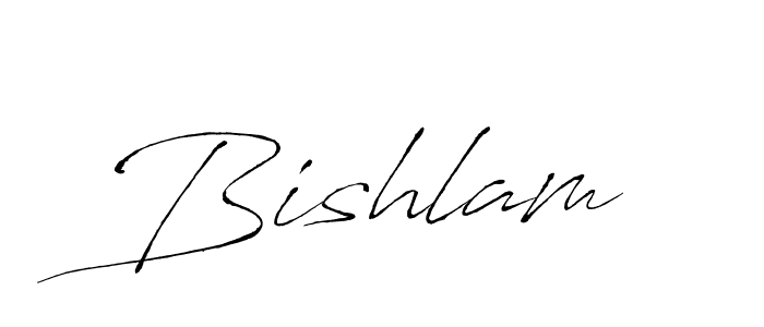 Antro_Vectra is a professional signature style that is perfect for those who want to add a touch of class to their signature. It is also a great choice for those who want to make their signature more unique. Get Bishlam name to fancy signature for free. Bishlam signature style 6 images and pictures png