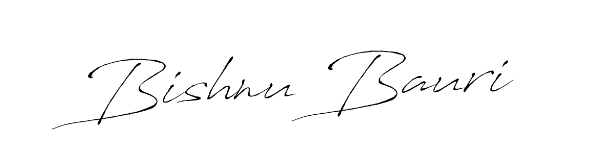 Create a beautiful signature design for name Bishnu Bauri. With this signature (Antro_Vectra) fonts, you can make a handwritten signature for free. Bishnu Bauri signature style 6 images and pictures png