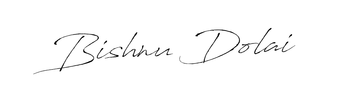 Bishnu Dolai stylish signature style. Best Handwritten Sign (Antro_Vectra) for my name. Handwritten Signature Collection Ideas for my name Bishnu Dolai. Bishnu Dolai signature style 6 images and pictures png