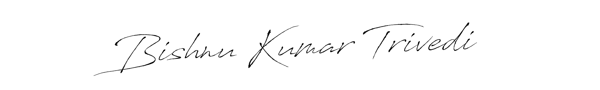 Use a signature maker to create a handwritten signature online. With this signature software, you can design (Antro_Vectra) your own signature for name Bishnu Kumar Trivedi. Bishnu Kumar Trivedi signature style 6 images and pictures png