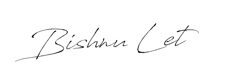 How to make Bishnu Let signature? Antro_Vectra is a professional autograph style. Create handwritten signature for Bishnu Let name. Bishnu Let signature style 6 images and pictures png