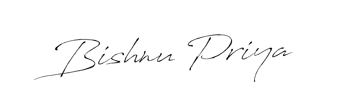 Create a beautiful signature design for name Bishnu Priya. With this signature (Antro_Vectra) fonts, you can make a handwritten signature for free. Bishnu Priya signature style 6 images and pictures png